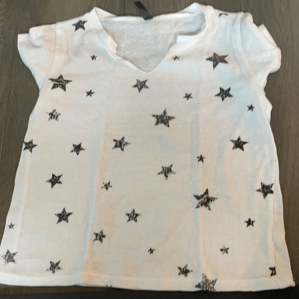 Star cap sleeve tee